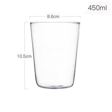 Load image into Gallery viewer, 1 pcs Lovely Glass Breakfast Cup Coffee Tea Milk Yogurt Mug Creative Good Morning Mug Gifts 450ml,Glass coffee mug travel cup